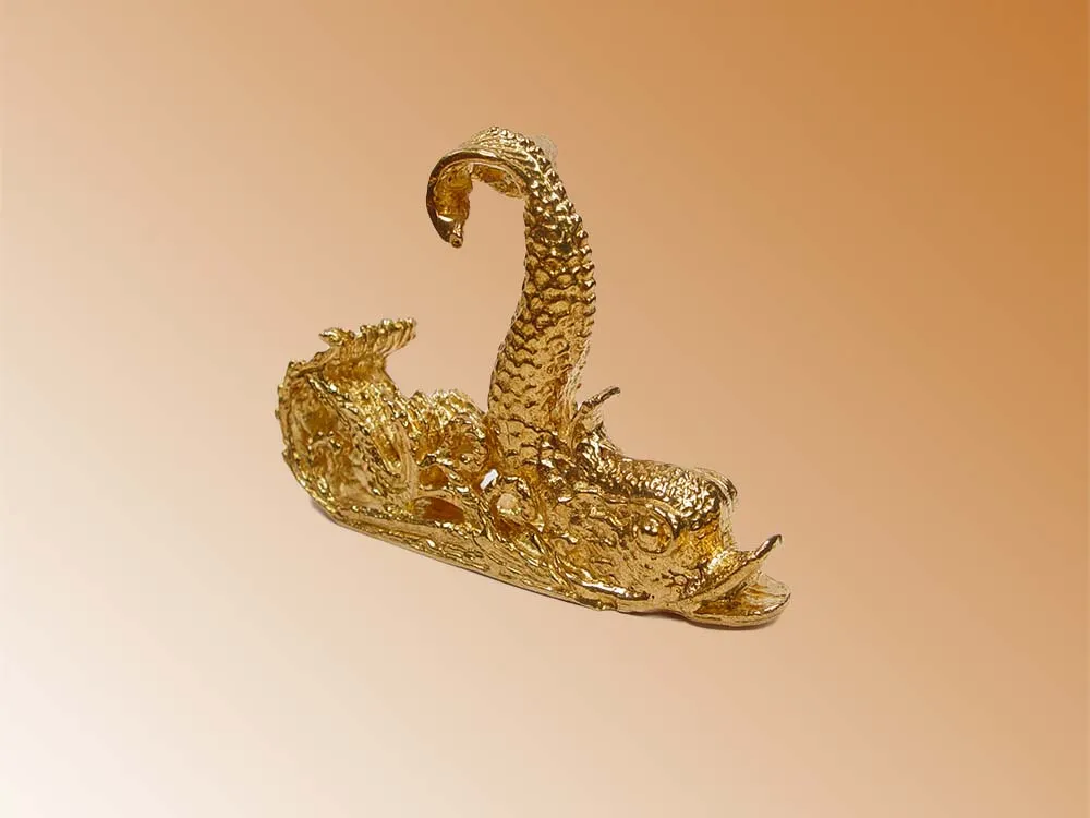 Держатели в виде дельфинов, 70 мм, 4 шт Держатели в виде дельфинов, 70 мм, 4 шт