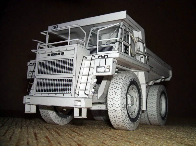 Модель из картона Карьерный самосвал