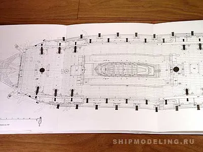 Полный комплект чертежей 74 gun ship, масштаб 1:48 Полный комплект чертежей 74 gun ship, масштаб 1:48
