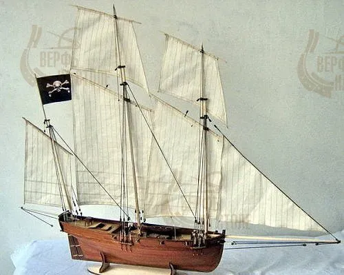 модель корабля для сборки Le Coureur 1776