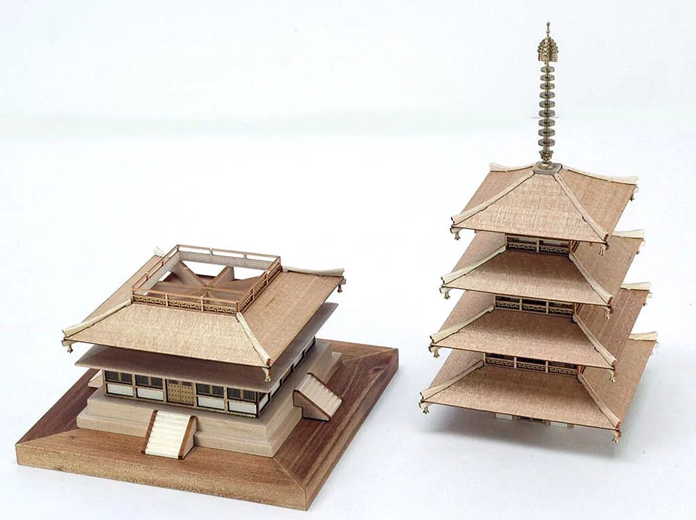 5-ти ярусная пагода Horyu-Ji + (Стартовый набор инструментов) 5-ти ярусная пагода Horyu-Ji + (Стартовый набор инструментов)