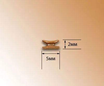 Утка, металл под бронзу, 5 мм, 2 шт