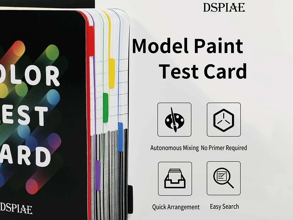 Карточки для тестирования красок, 70 шт