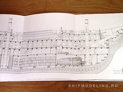 Полный комплект чертежей 74 gun ship, масштаб 1:48 Полный комплект чертежей 74 gun ship, масштаб 1:48