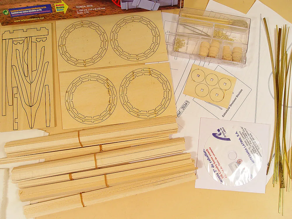 модель дилижанса для сборки Военная повозка модель дилижанса Военная повозка