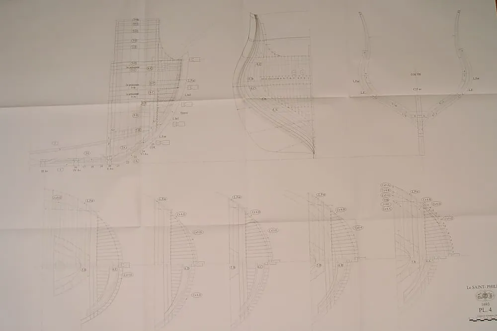 Saint Philippe, 1693 + чертежи