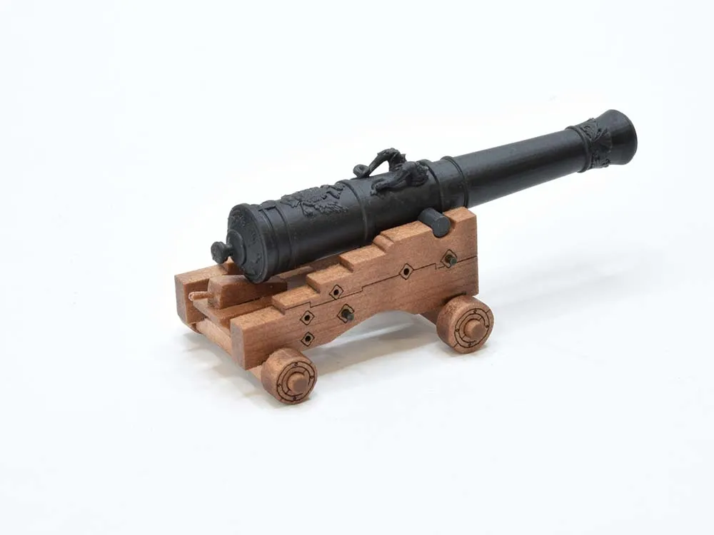 Станок для пушки XIX век, 23 мм, 2 шт, масштаб 1:64
