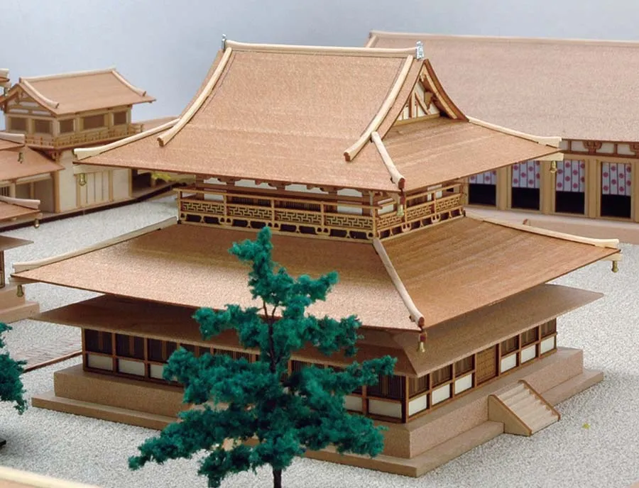 Диорама Horyu-Ji, западная часть Диорама Horyu-Ji, западная часть