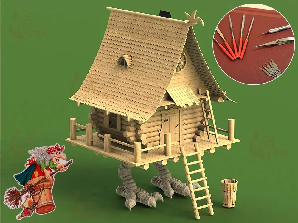 Избушка на курьих ножках + (Стартовый набор инструментов) Избушка на курьих ножках + (Стартовый набор инструментов)