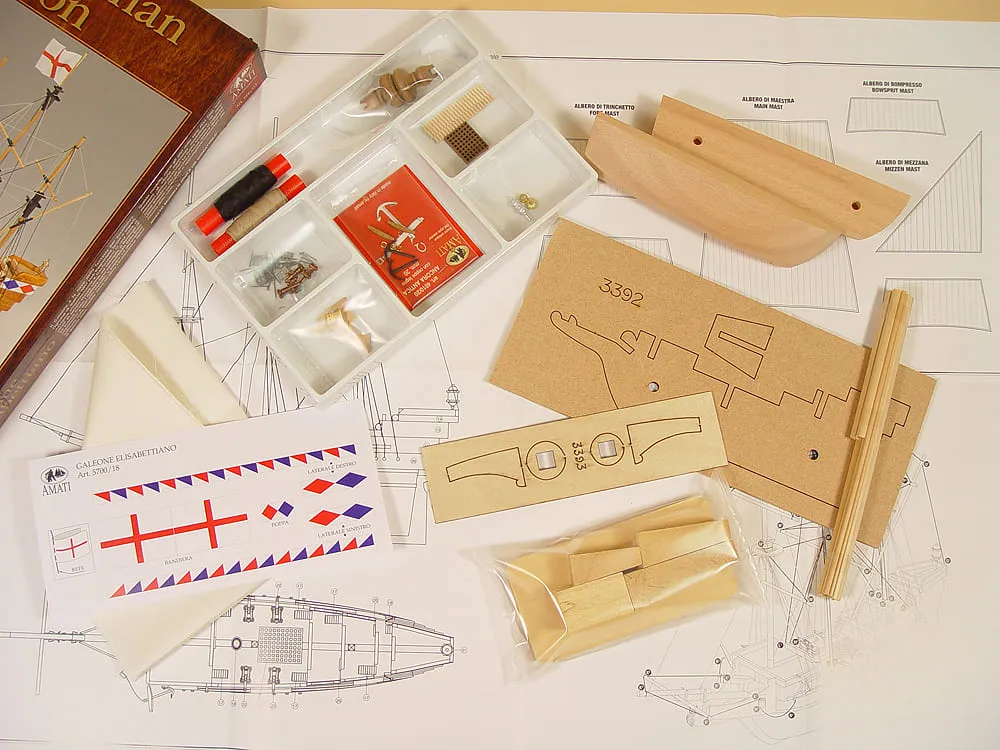 модель корабля Elizabethan Galeon (Галеон) модель корабля Elizabethan Galeon (Галеон)