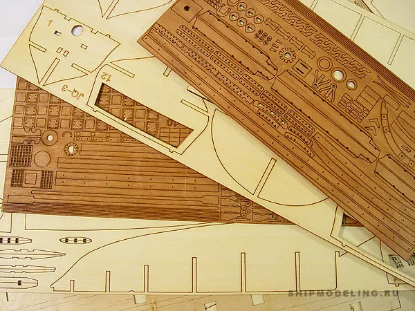 модель корабля для сборки HMS Surprise