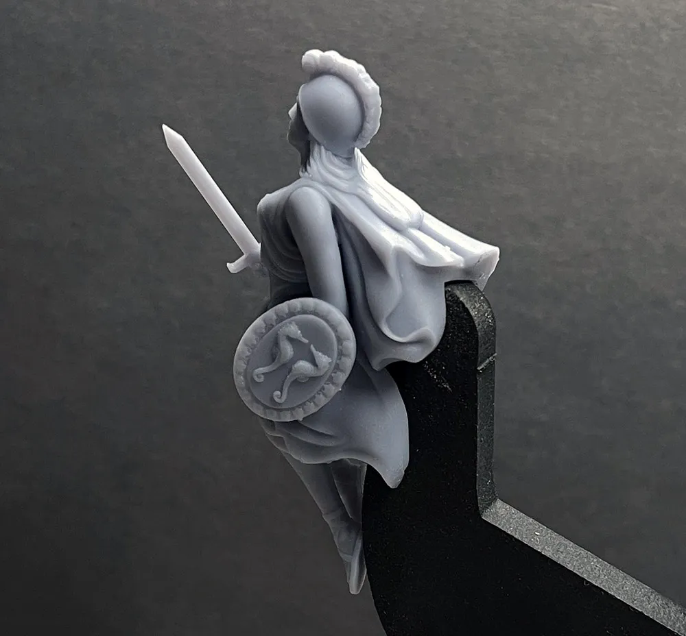 Носовая фигура Богиня Афина, пластик, 50 мм