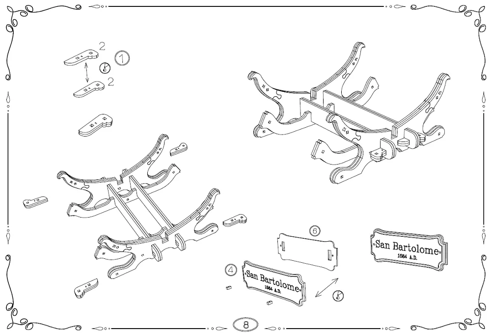 Подставка для "San Bartolome" Подставка для "San Bartolome"