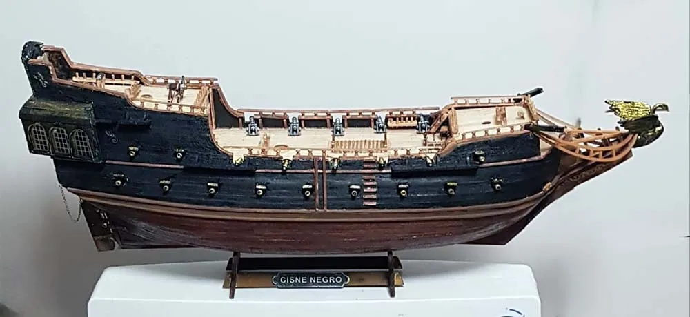 модель корабля своими руками Black Swan, пиратский корабль