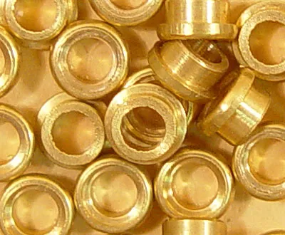 Иллюминатор со стеклом, латунь, 5 мм, 2 шт