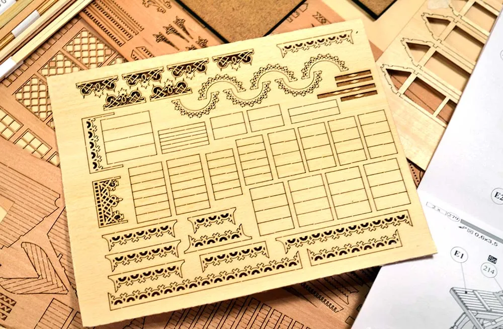 Усадьба по проекту Кузьмина 1878 года, 2240 деталей + (Расширенный набор для сборки) Усадьба по проекту Кузьмина 1878 года, 2240 деталей + (Расширенный набор для сборки)