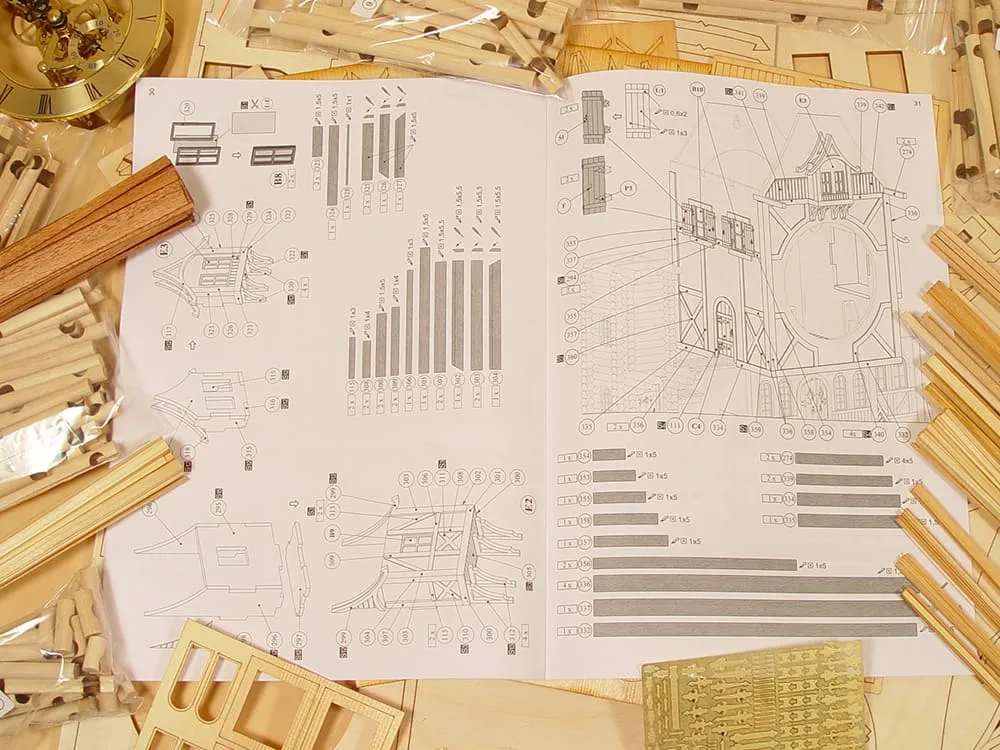 Настенные часы Башня Эльфов