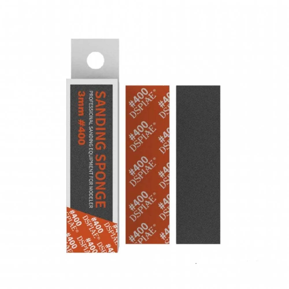 Шлифовальная губка 3 мм, зернистость 400, 5 шт