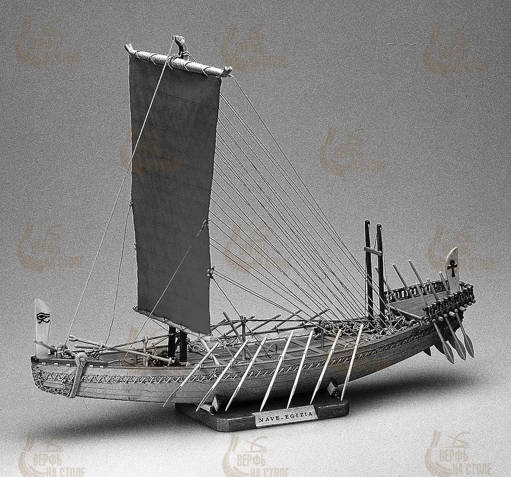 Чертеж египетского корабля