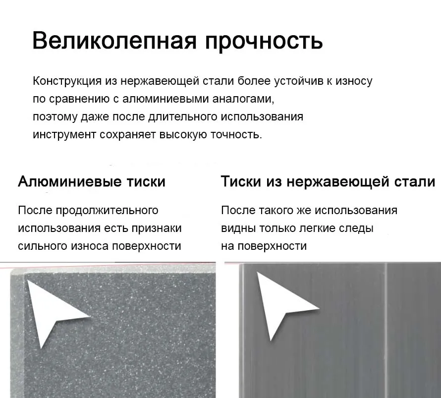 Ручные минитиски из нержавеющей стали, 25 мм