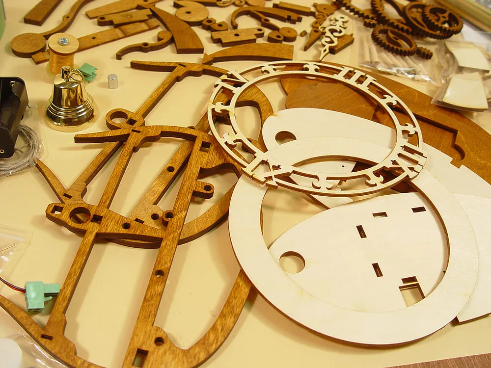 Морские деревянные часы, набор для сборки Морские деревянные часы, набор для сборки