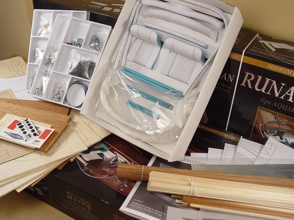 Сборная модель моторной лодки Riva Aquarama 1970 Сборная модель моторной лодки Riva Aquarama 1970