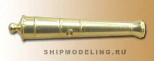 Пушка, латунь, 25 мм, 2 шт