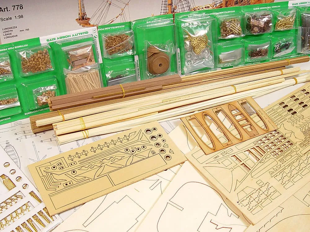 Модель корабля своими руками La Couronne (Mantua)