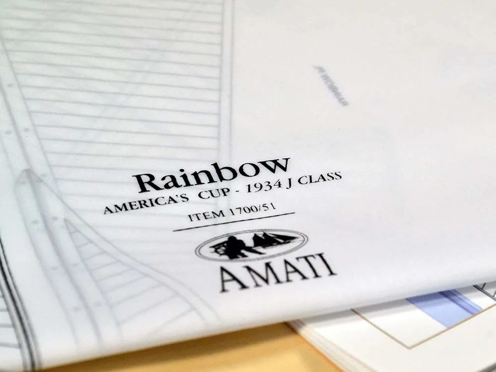 модель корабля Rainbow