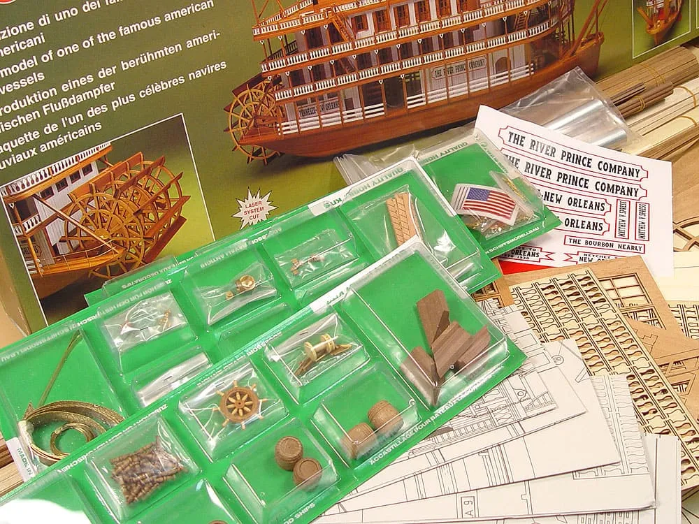 Модель парохода своими руками Mississippi Riverboat
