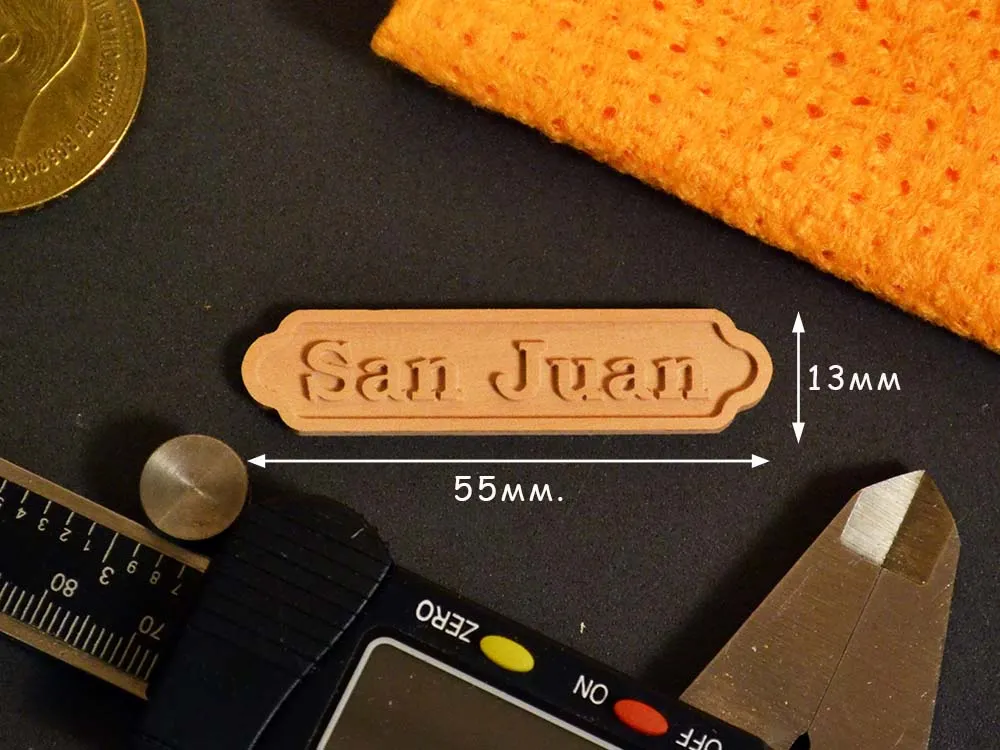 Табличка San Juan, груша, рез ЧПУ
