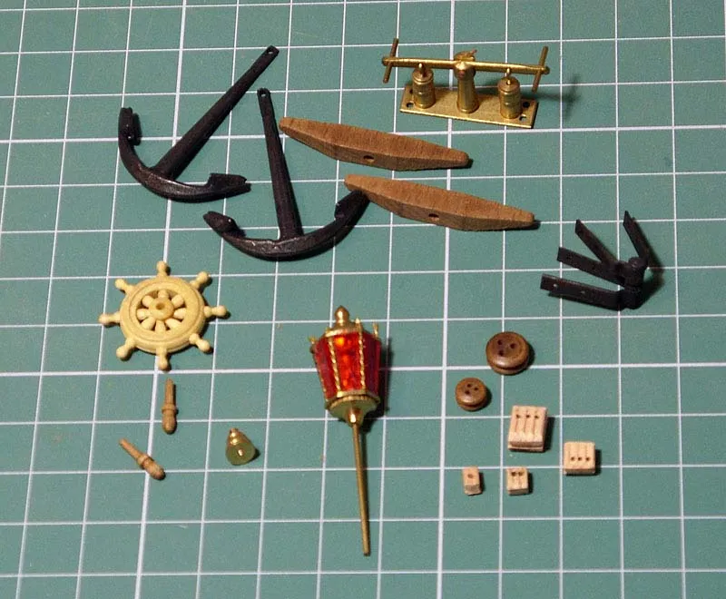 деревянная модель корабля Dolphyn