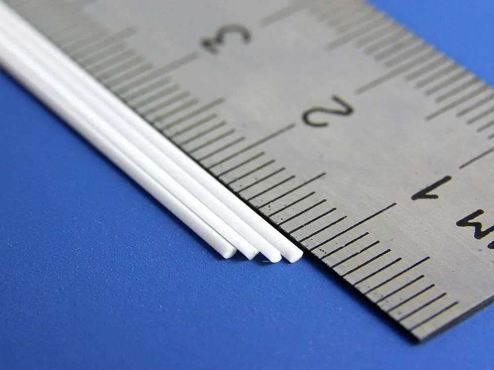 Пруток пластиковый четверть круга 0,75 мм, 5 шт/уп.