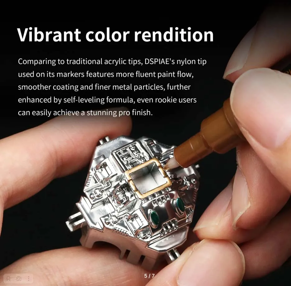 Маркер суперметаллик голубой Маркер суперметаллик голубой