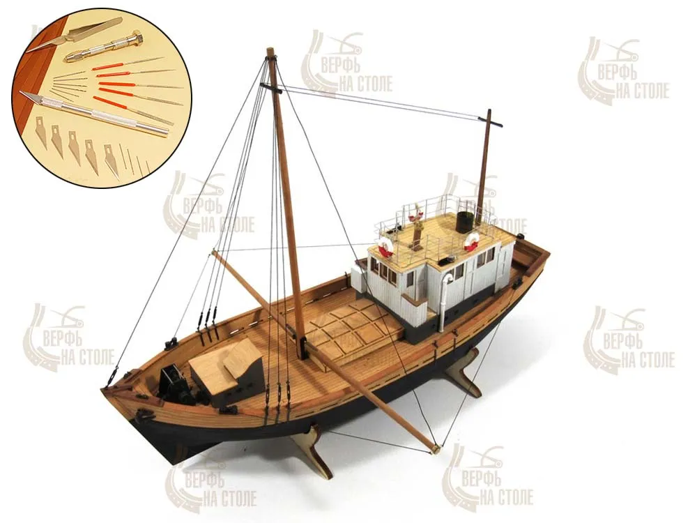 Баркас Верещагина + (Стартовый набор инструментов) Баркас Верещагина + (Стартовый набор инструментов)