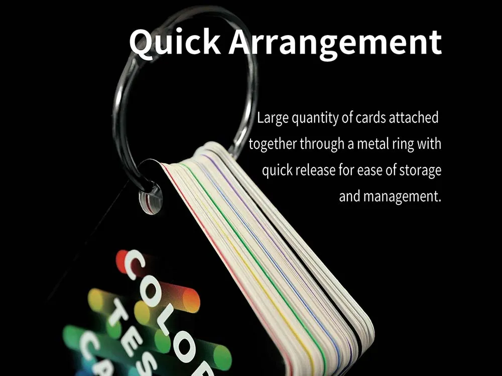 Карточки для тестирования красок, 70 шт