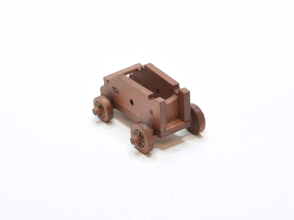 Станок для шведской пушки XVII век, 32 мм, 2 шт, масштаб 1:48 Станок для шведской пушки XVII век, 32 мм, 2 шт, масштаб 1:48