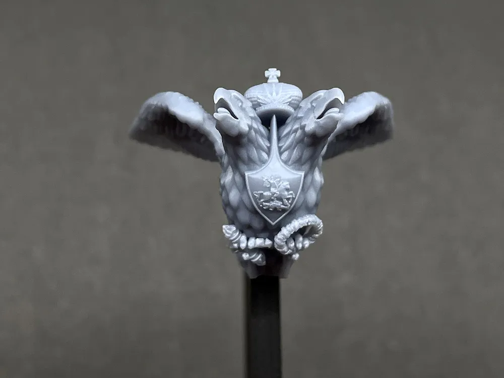 Носовая фигура Двуглавый орел "Александр I", пластик, 45 мм Носовая фигура Двуглавый орел "Александр I", пластик, 45 мм