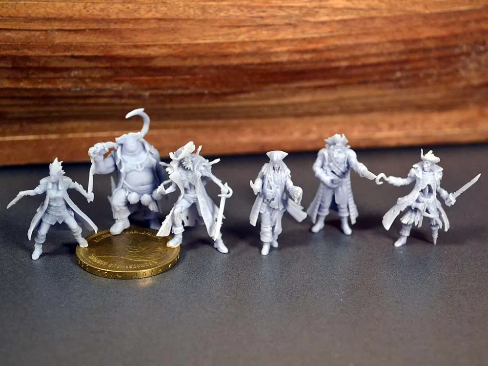 Набор фигурок пиратов 6шт. 1:50 (Вариант 2)