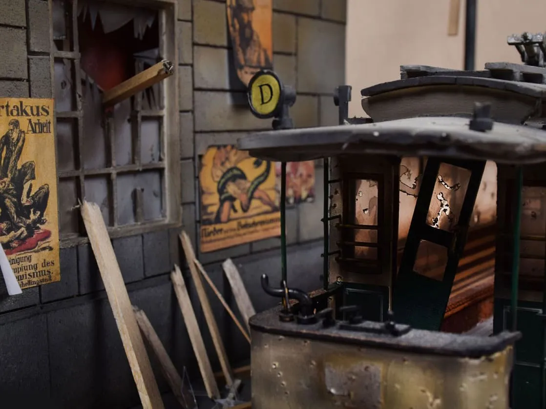 модель трамвая Диорама Berlin модель трамвая Диорама Berlin