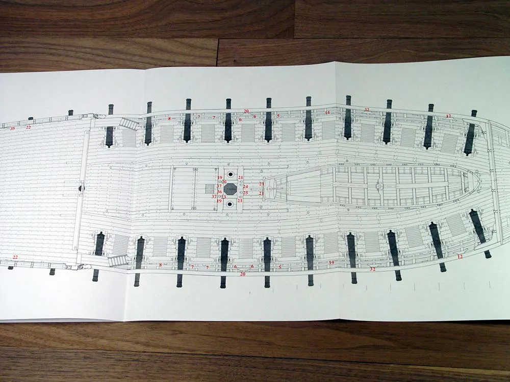 Le Requin, 1750 + чертежи Le Requin, 1750 + чертежи
