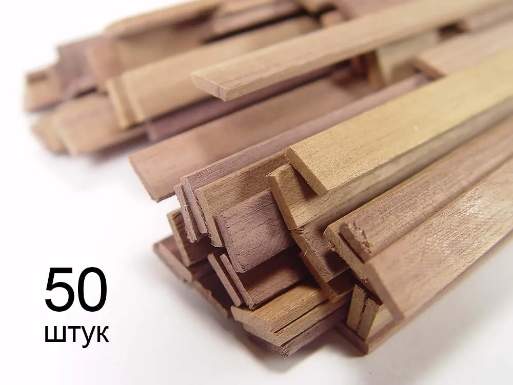 Рейка 1х4мм, темный орех, 50 шт. Рейка 1х4мм, темный орех, 50 шт.