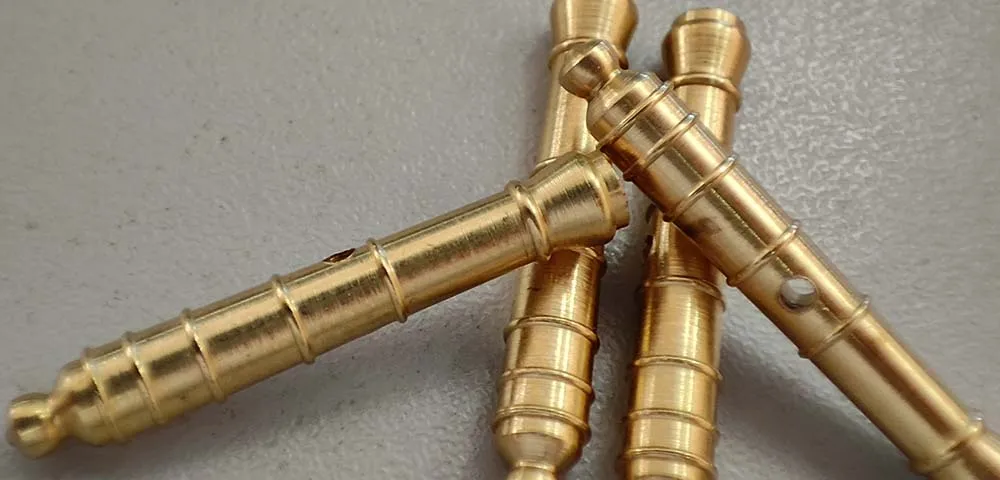 Пушка специального профиля, латунь, 45 мм, 2 шт Пушка специального профиля, латунь, 45 мм, 2 шт