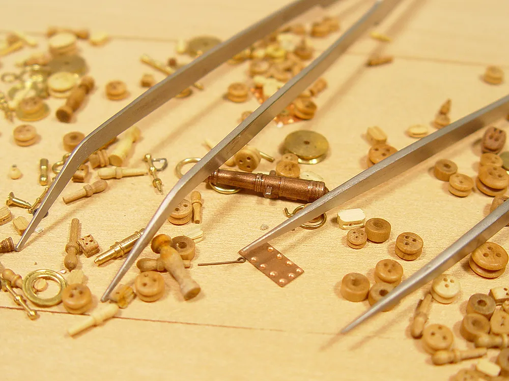 Набор из прямого и изогнутого длинного пинцета, 25 см