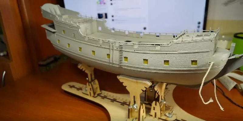 Стапель авиационный для моделей самолётов (монопланы)