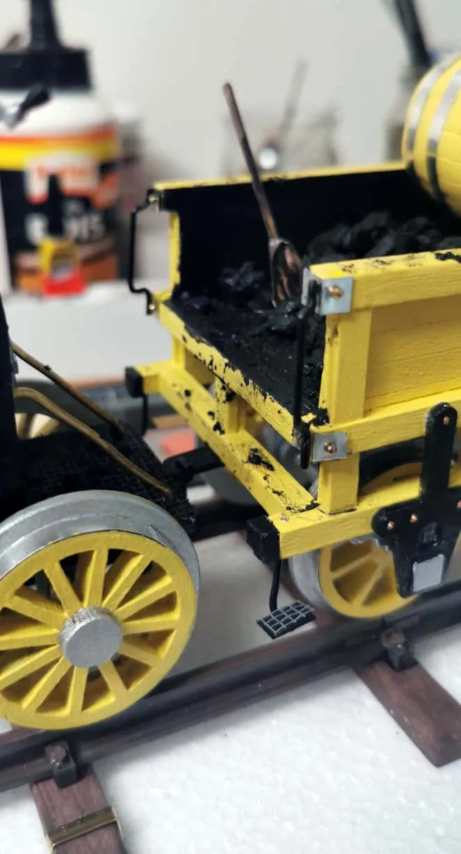 Модель паровоза Ракета (ROCKET) + (Стартовый набор инструментов)