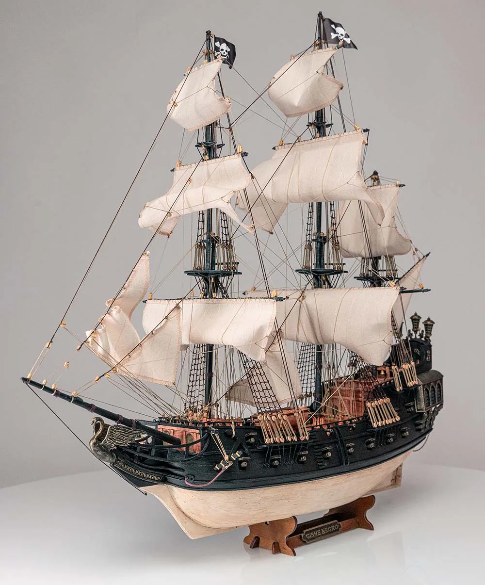 модель корабля своими руками Black Swan, пиратский корабль