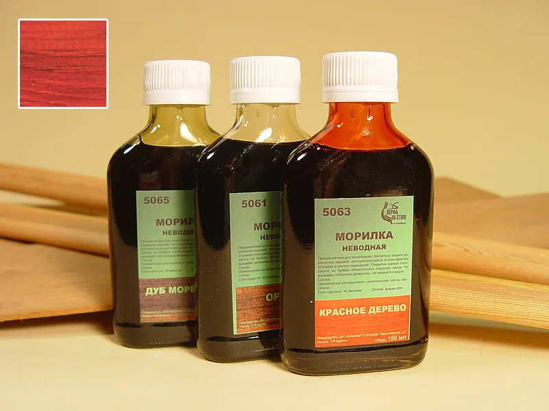 Морилка неводная, красное дерево, 100 мл Морилка неводная, красное дерево, 100 мл