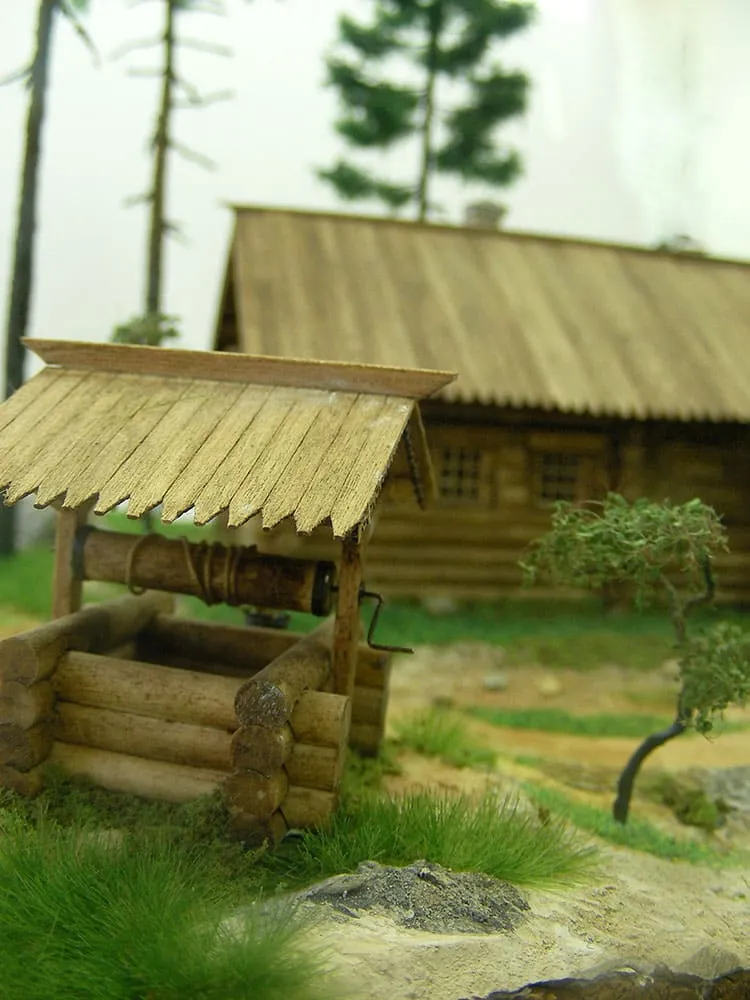 Домик Петра I из Архангельска XVIII век, , 1500 деталей