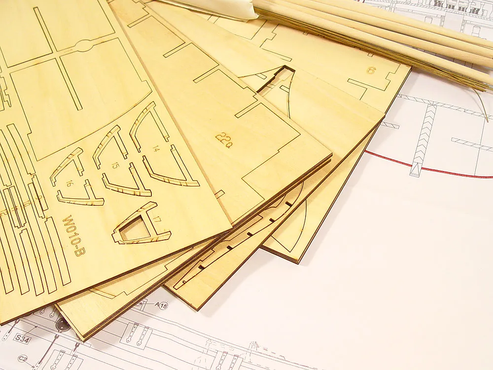 модель корабля для сборки Ingermanland (улучшенная версия)